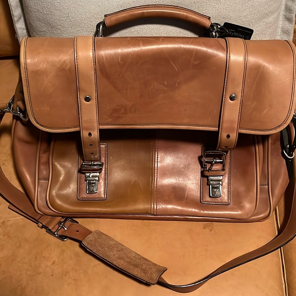 Coach Leather laptop Carry-On